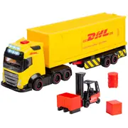 Camion dickie toys dhl heavy truck 35 cm cu lumini si sunete hubs203747018