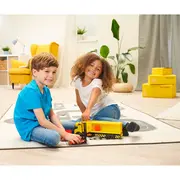 Camion dickie toys dhl heavy truck 35 cm cu lumini si sunete hubs203747018