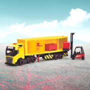 Camion dickie toys dhl heavy truck 35 cm cu lumini si sunete hubs203747018