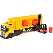 Camion dickie toys dhl heavy truck 35 cm cu lumini si sunete hubs203747018