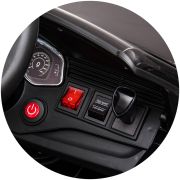 Masinuta electrica chipolino audi rs q8 cu scaun din piele si roti eva black hubelkauq8r23b