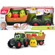 Tractor simba abc freddy fruit trailer 30 cm cu lumini, sunete, remorca si figurine hubs204115010