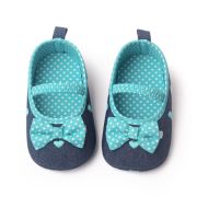 Balerini denim cu inimioare brodate csbh2329-1-va15