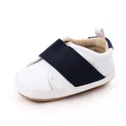Pantofi albi cu banda elastica bleumarin chd2255-1-va15