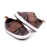 Pantofi maro cu bareta lata cu arici chd2551-2-va15