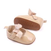 Pantofiori crem din lac cu fundita si strasuri csbhx3054-1-va16