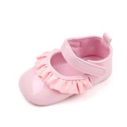 Pantofiori cu volanas din piele ecologica lacuita csbhx3106-va16
