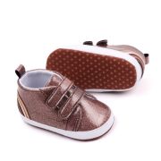 Pantofiori maro pentru bebelusi - glitter csbyq3201-1-va15