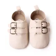 Pantofiori pentru bebelusi, ivoire, cu catarame csbc2290-3-va14