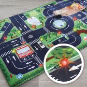 Covor de joaca orasul cu drumuri si semafoare bk5702