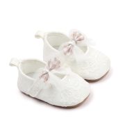 Pantofiori albi cu dantela inflorata csbxc3065-2-va18