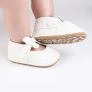 Pantofiori albi pentru fetite - fluturas ch2243-1-va17