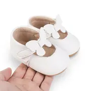 Pantofiori albi pentru fetite - fluturas ch2243-1-va17