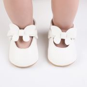 Pantofiori albi pentru fetite - fluturas ch2243-1-va17