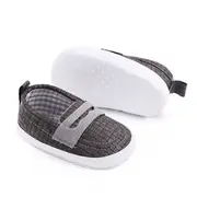Pantofiori gri tip mocasini pentru bebelusi chd2700-1-va16