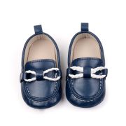 Pantofiori tip mocasini, bleumarin, cu fir alb impletit chbbw3239-2-va17
