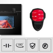 Blocator usa cuptor, SIPO, pentru siguranta copiilor, 1 bucata, Black EKDSBS-OV10B