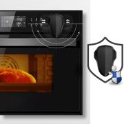 Blocator usa cuptor, SIPO, pentru siguranta copiilor, 1 bucata, Black EKDSBS-OV10B
