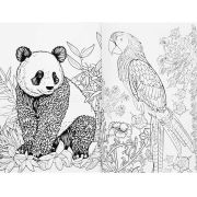 Carte de Colorat pentru Copii si Adulti - 72 Pagini, 20,5x15,7 cm Grafix GRCR5012-GE BBJGRCR5012-GE_Animale