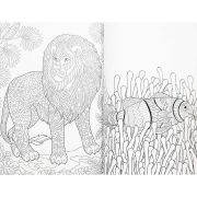 Carte de Colorat pentru Copii si Adulti - 72 Pagini, 20,5x15,7 cm Grafix GRCR5012-GE BBJGRCR5012-GE_Animale
