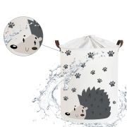 Cos Pliabil Pentru Jucarii, Rufe, Bumbac Canvas, Impermeabil, SIPO, 35×42 cm, Bumbac, 43l, Arici EKDSBT45