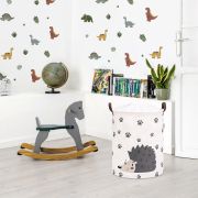 Cos Pliabil Pentru Jucarii, Rufe, Bumbac Canvas, Impermeabil, SIPO, 35×42 cm, Bumbac, 43l, Arici EKDSBT45