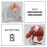 Jucarie muzicala soft touch, Hauck, Cuddle N Sleep Fox EKDhk81318