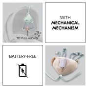 Jucarie muzicala soft touch, Hauck, Cuddle N Sleep Jellyfish EKDhk81319