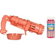 Pistol pentru baloane de sapun Bubble Shooter cu 50 ml solutie inclusa Moxy GR600041 BBJGR600041_Roz