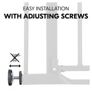 Poarta siguranta Hauck, Clear Step Autoclose 2 Grey, 75-80 cm, Cu extensie + 9 cm, 84-89cm, Inchidere magnetica automata din ambele parti EKDhk59745