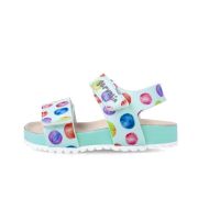 Sandale din piele pentru copii Baloane colorate, Garvalin, sky (Marime: 25) JEM242452-A-25