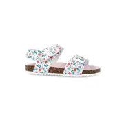 Sandale pentru copii Floricele Garvalin, blanco (Marime: 21) JEM242456-C-21