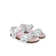 Sandale pentru copii Floricele Garvalin, blanco (Marime: 25) JEM242456-C-25
