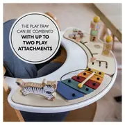 Set jucarii pentru scaunul Alpha ,Water Animals White, Hauck EKDhk8003
