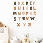 Sticker Decorativ Pentru Copii, Autoadeziv, Alfabet, 70x73 cm EKDWS63045