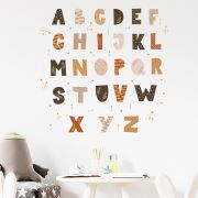 Sticker Decorativ Pentru Copii, Autoadeziv, Alfabet, 70x73 cm EKDWS63045