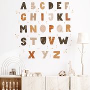 Sticker Decorativ Pentru Copii, Autoadeziv, Alfabet, 70x73 cm EKDWS63045