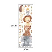 Sticker Decorativ Pentru Copii, Autoadeziv, Piramida Animalelor, 100x80 cm EKDWS63043