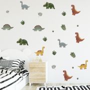 Sticker Decorativ Pentru Copii, Autoadeziv,Dinozauri, 90x80 cm EKDWS63051