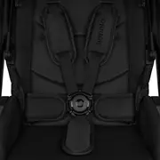 Carucior 2 in 1, Lionelo, Layla, Pana la 22 kg, Cadru aluminiu, Cu landou intarit si salteluta din spuma AirDots, Reversibil, Cu ventilatie 3D, Cu accesorii, EN1888-1, EN1888-2, EN1466, Negru BYNLO-LAYLA_2IN1_BLACK_ONYX