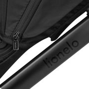Carucior 2 in 1, Lionelo, Layla, Pana la 22 kg, Cadru aluminiu, Cu landou intarit si salteluta din spuma AirDots, Reversibil, Cu ventilatie 3D, Cu accesorii, EN1888-1, EN1888-2, EN1466, Negru BYNLO-LAYLA_2IN1_BLACK_ONYX