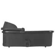 Carucior 2 in 1, Lionelo, Layla, Pana la 22 kg, Cadru aluminiu, Cu landou intarit si salteluta din spuma AirDots, Reversibil, Cu ventilatie 3D, Cu accesorii, EN1888-1, EN1888-2, EN1466, Negru BYNLO-LAYLA_2IN1_BLACK_ONYX