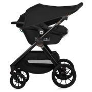 Carucior 3 in 1, Lionelo, Layla, Pana la 22 kg, Cadru aluminiu, Cu landou intarit si salteluta din spuma AirDots, Scoica auto, Reversibil, Cu ventilatie 3D, Cu accesorii, EN1888-1, EN1888-2, EN1466, Verde BYNLO-LAYLA_3IN1_GREEN_FOREST
