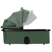 Carucior 3 in 1, Lionelo, Layla, Pana la 22 kg, Cadru aluminiu, Cu landou intarit si salteluta din spuma AirDots, Scoica auto, Reversibil, Cu ventilatie 3D, Cu accesorii, EN1888-1, EN1888-2, EN1466, Verde BYNLO-LAYLA_3IN1_GREEN_FOREST