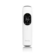 Termometru, Lionelo, FeverScan, Cu infrarosu, Fara contact, Rezultat ultrarapid, Potrivit si pentru alimente, Cu 4 moduri de functionare, Cu indicator LED si alarma sonora, Cu husa de depozitare BYNLOC-FEVERSCAN