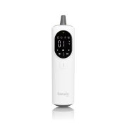 Termometru, Lionelo, FeverScan, Cu infrarosu, Fara contact, Rezultat ultrarapid, Potrivit si pentru alimente, Cu 4 moduri de functionare, Cu indicator LED si alarma sonora, Cu husa de depozitare BYNLOC-FEVERSCAN