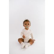 Bibs x liberty - set 2 suzete colour bobo latex, tetina rotunda, 6 luni+-ivory/vanilla bbb12020101