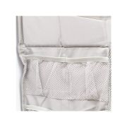 Organizator pentru patut, New Baby, Tiny Tidy, Pentru depozitare necesitati bebe sau jucarii, Bine compartimentat, Cu buzunare din plasa, 27x25x48 cm, Beige BYN56135
