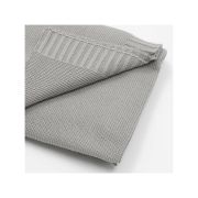 Paturica tricotata, New Baby, Antialergica si antibacteriana, Bambus, 80x100 cm, Material certificat OEKO-Tex Standard 100, 0 luni+, Grey BYN54080
