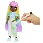 RAINBOW HIGH WATERCOLOR CREATE PAPUSA OCHI VERZI VIVMGA507734EUC